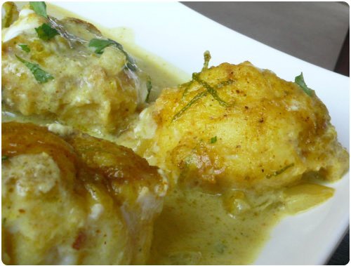 lotte-curry4 Médaillons de lotte au curry et citron vert