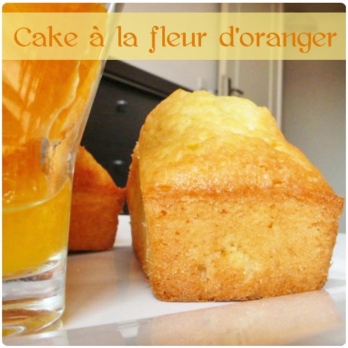 Petits cakes à la fleur doranger