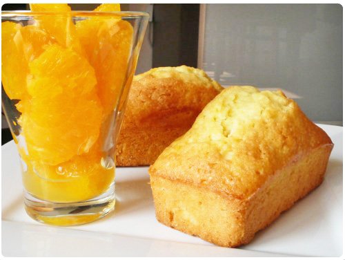 Petits cakes à la fleur doranger