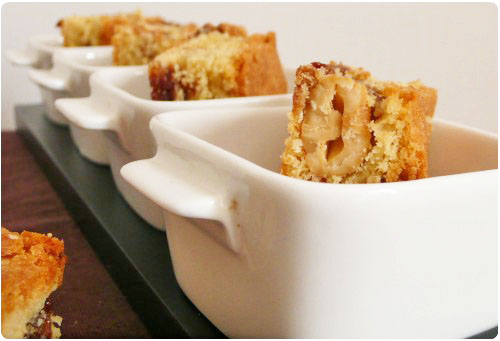 Fondant aux noix de cajou et Carambar