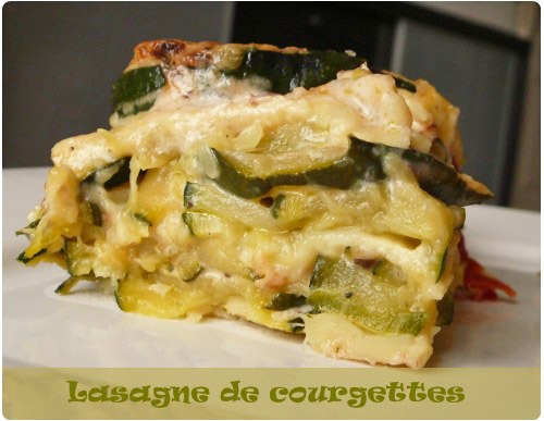 lasagne-courgette Lasagnes aux courgettes, notes italiennes
