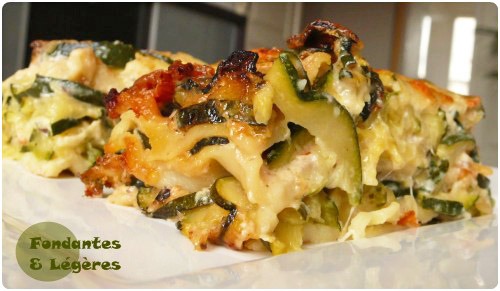 lasagne-courgette4 Lasagnes aux courgettes, notes italiennes