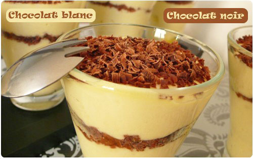 mousse-petit-suisse3 Mousses de petit suisse au chocolat blanc, éclats noirs