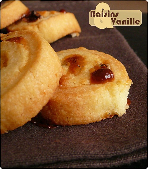 pain-raisins-sable2 Sablés “trompe l’oeil” : les pains aux raisins
