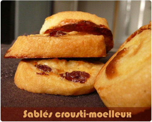 pain-raisins-sable3 Sablés “trompe l’oeil” : les pains aux raisins