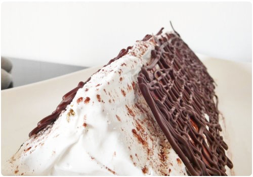 buche-cafe-ameretto5 Bûche café punché amaretto, ganache chocolat