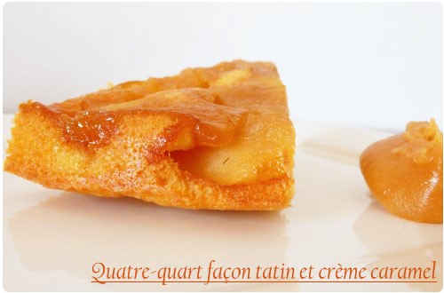 quatre-quart-tatin Quatre quart aux pommes façon tatin