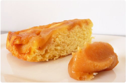 quatre-quart-tatin4 Quatre quart aux pommes façon tatin