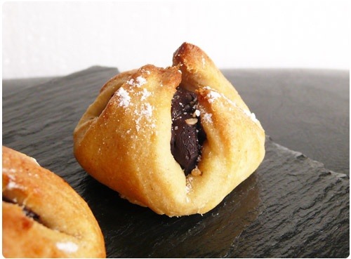 Baluchons briochés au chocolat