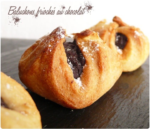 Baluchons briochés au chocolat
