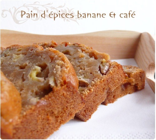 Pain dépices au café et à la banane
