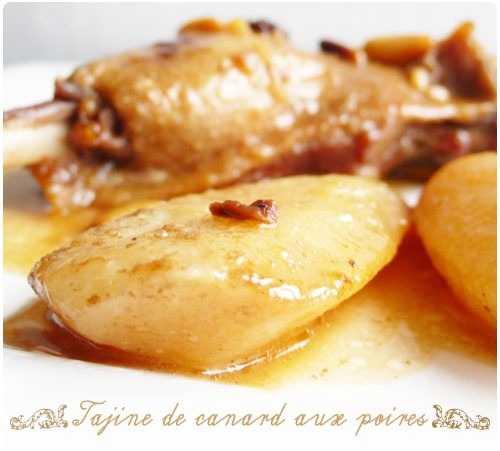 Tajine de canard aux poires