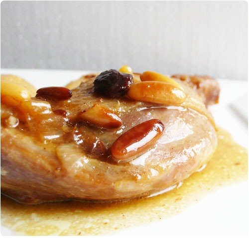 Tajine de canard aux poires