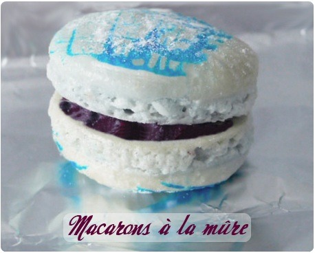 macaron-mure2 Macarons à la mûre