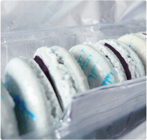 macaron-mure3 Macarons à la mûre