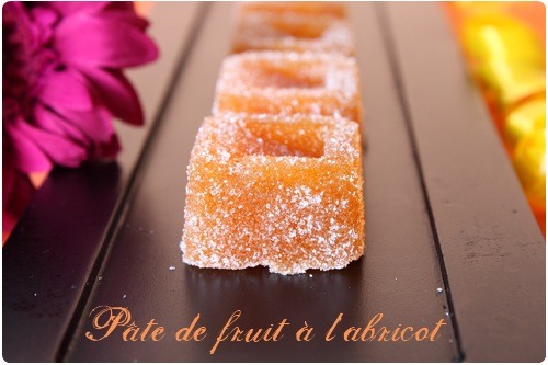 Pâte de fruits à l’abricot