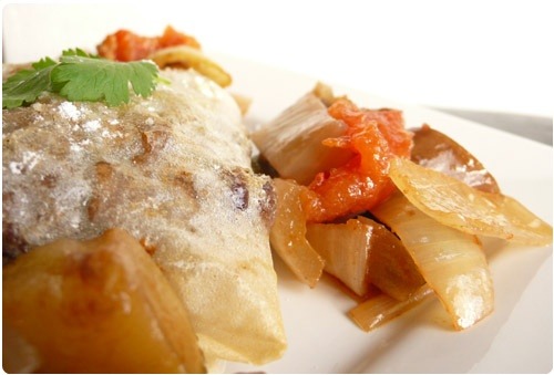 Pastilla dagneau et légumes confits au miel et balsamique